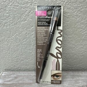 $28‎ 🌙 Maybelline Master Shape Brow Pencil 260 DEEP BROWN NEW